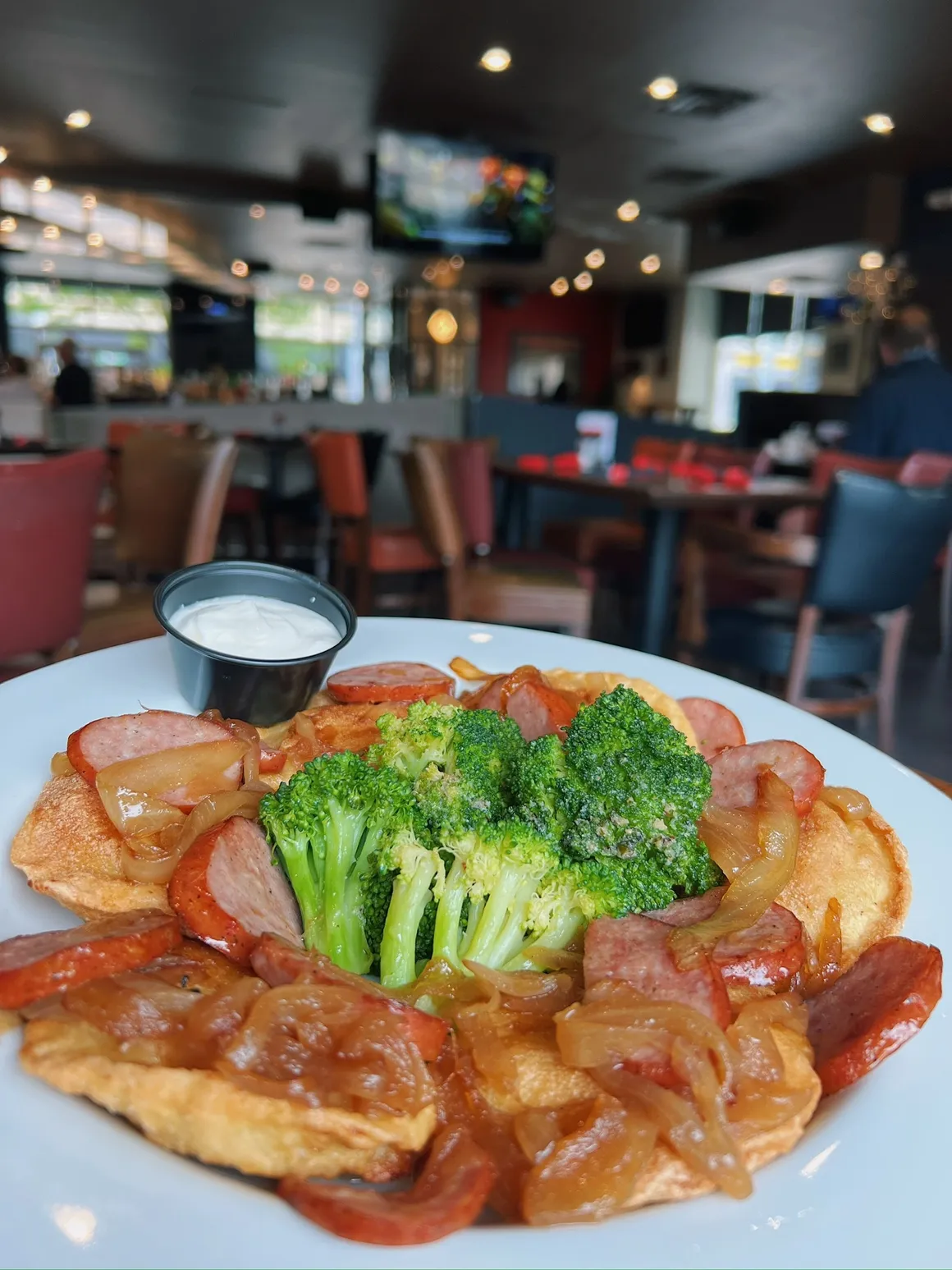 Plate with Pierogies
